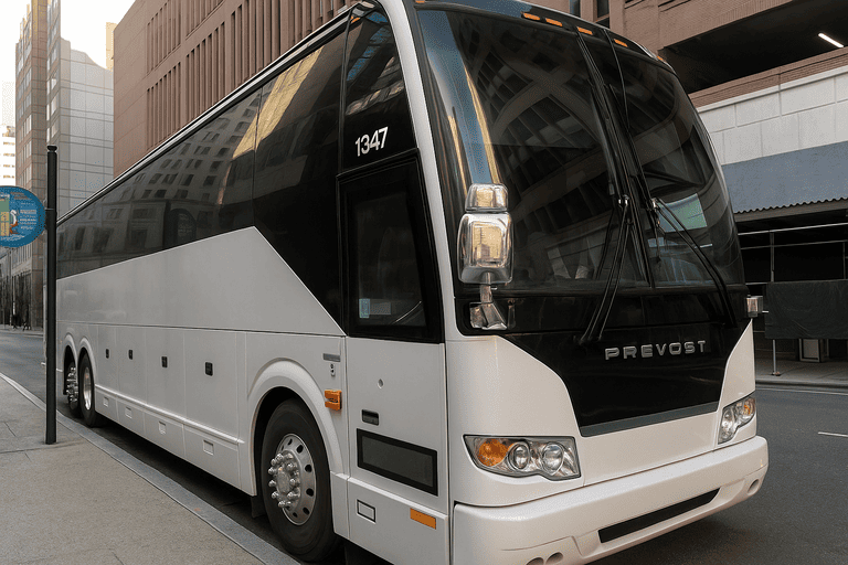 a Auburn Coach Bus Service coach bus