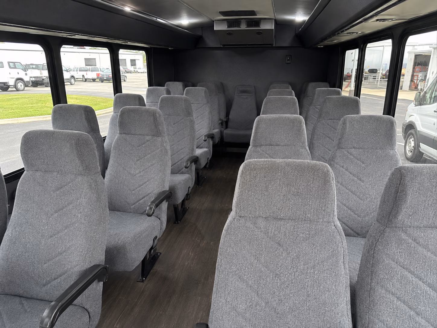 auburn 15 passenger minibus inside
