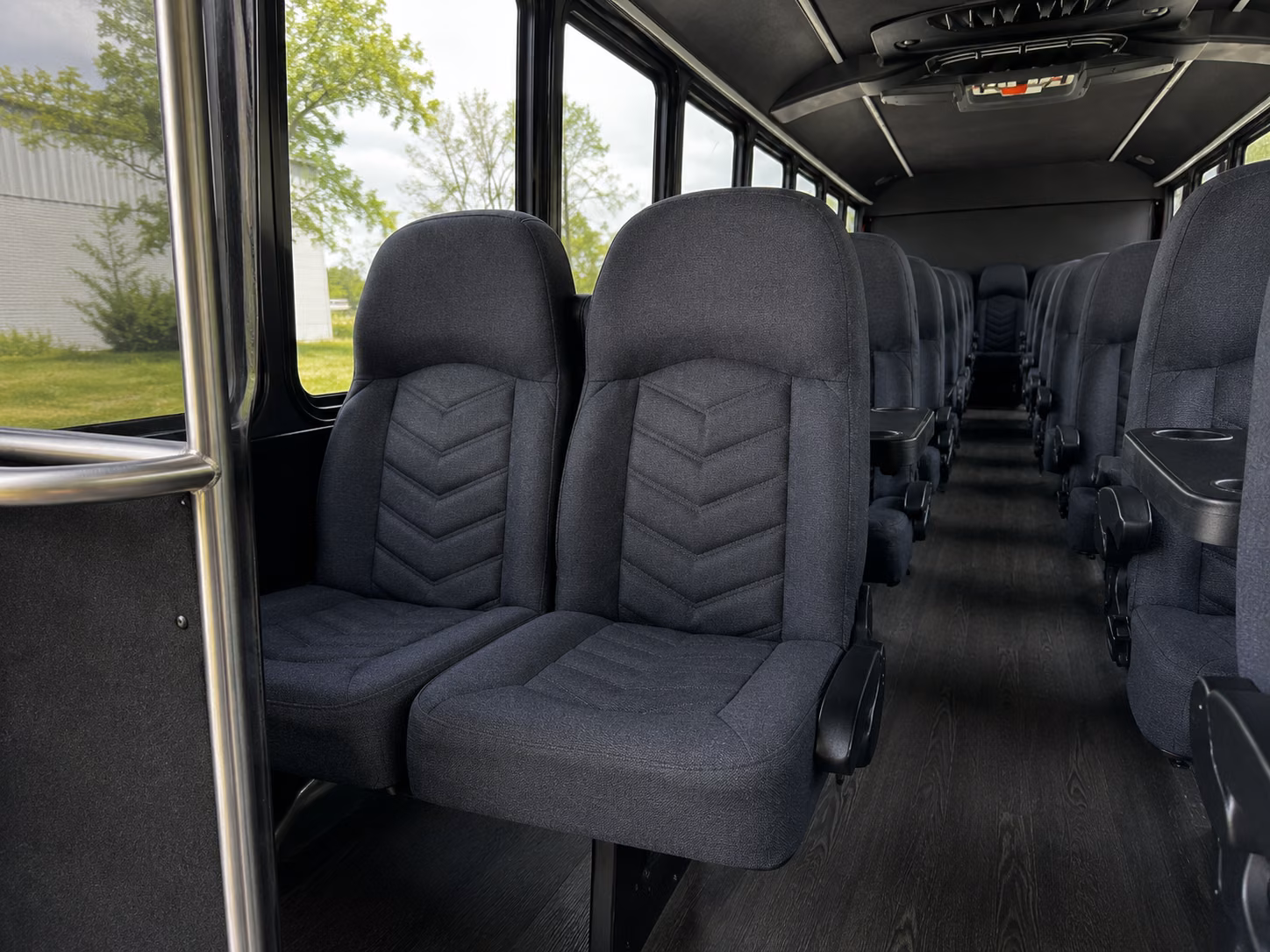 auburn 15 passenger minibus interior