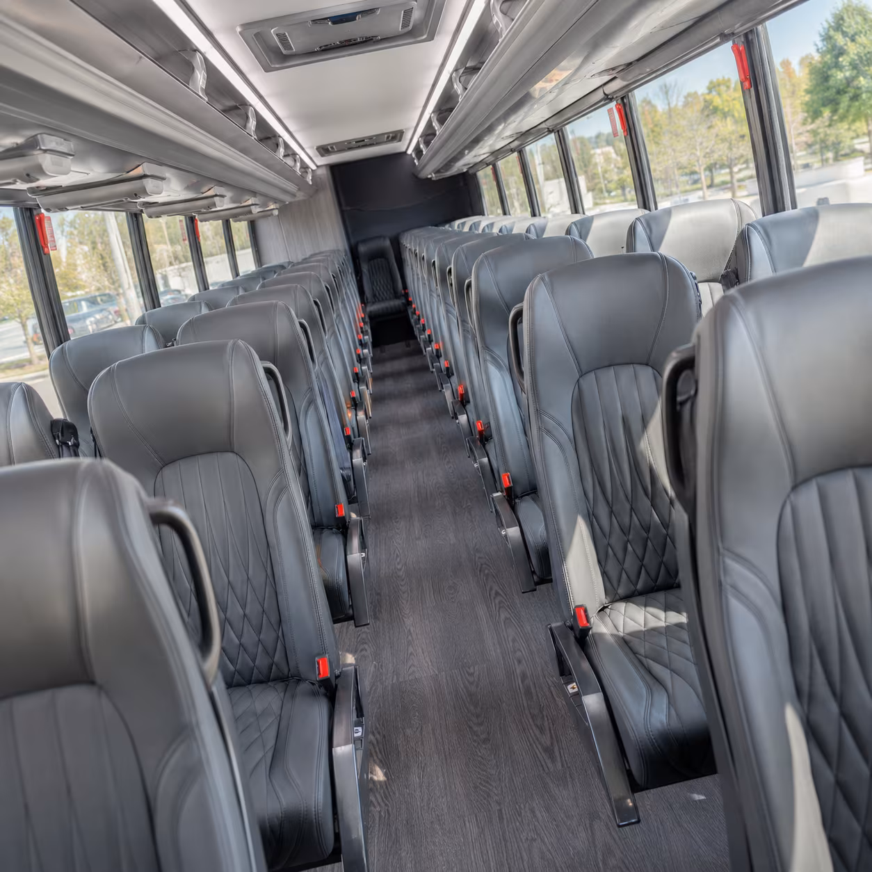 auburn 25 passenger minibus interior